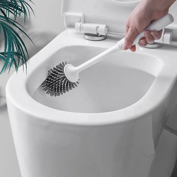 Βούρτσα Τουαλέτας σιλικόνης Επιτοίχια Εργαλεία Καθαρισμού Refill Liquid No Dead Corners Σετ αξεσουάρ μπάνιου οικιακής βούρτσας τουαλέτας