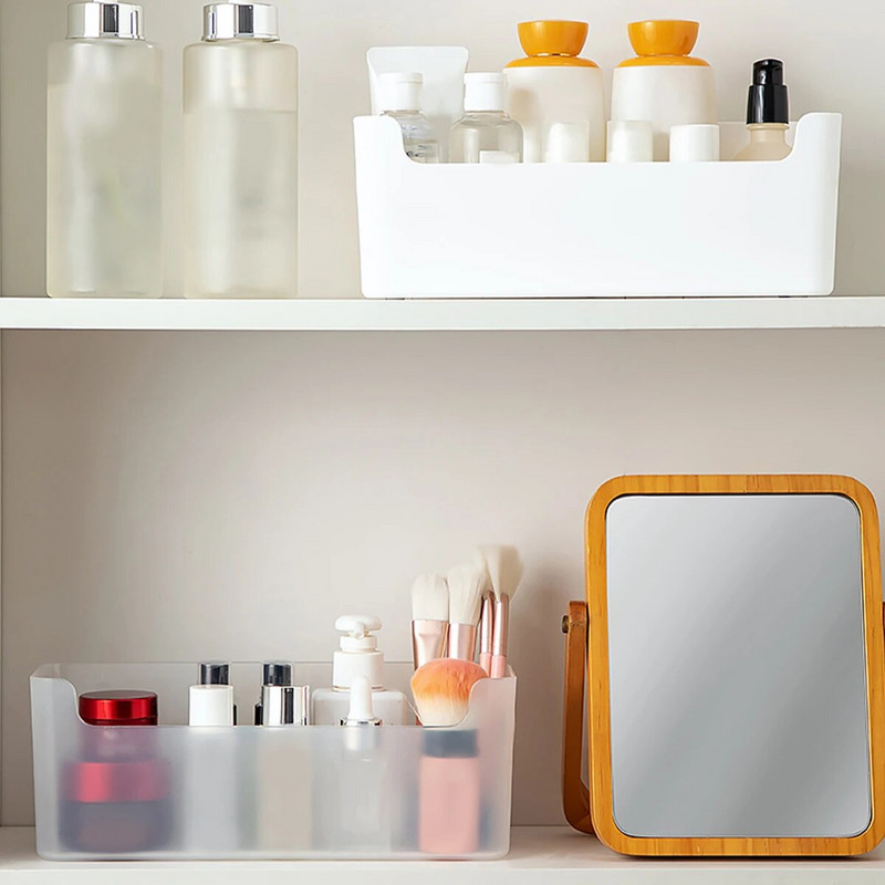 WORTHBUY daugiafunkcinė kosmetikos laikymo lentyna, montuojama ant sienos, nemokama tualetas Vonios spintelė Makiažo šepetėlio laikymo lentyna
