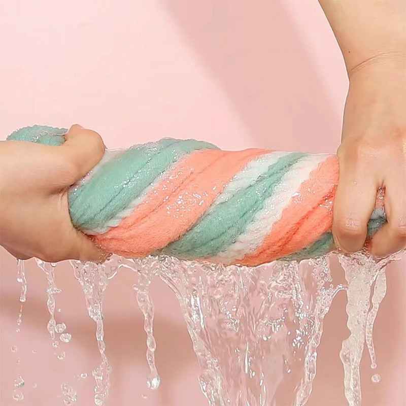 Sutirštintas greitai džiūstantis plaukų rankšluostis moterims plaukų džiovinimo kepuraitė kepuraitė vonios kepurė Mikropluošto kietas rankšluosčių dangtelis turbanas plaukų džiovintuvas