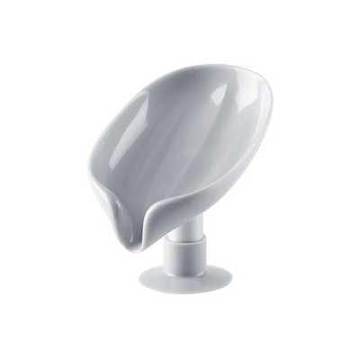 Farfurie în formă de frunză pentru drenaj cutie de săpun pentru baie, duș, suport pentru săpun, transparent, farfurie de depozitare, tavă, accesorii pentru baie