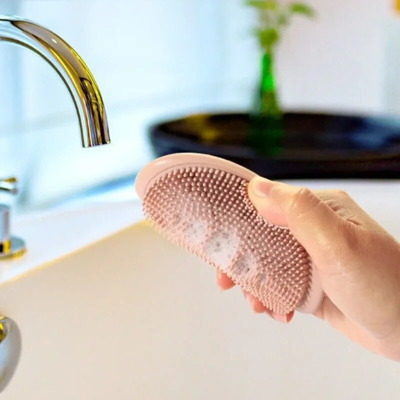 Silikono muilo indas Creative dušo indų išleidimo lėkštė Vonios muilo laikiklis Muilo dėžutė Kempinės laikiklis Aukštos kokybės be smūgių