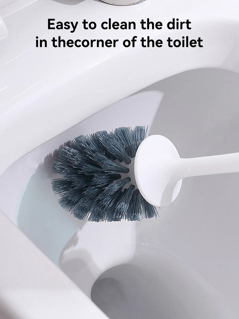 WORTHBUY Četka za WC školjku Zidna četka bez WC Četka za čišćenje s dugom ručkom Čistač s držačem za odvod Kupaonski pribor