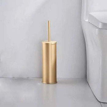 Луксозна златиста четка за тоалетна с дълга дръжка Креативна четка за почистване на баня Комплект инструменти за почистване на тоалетна Аксесоари за баня