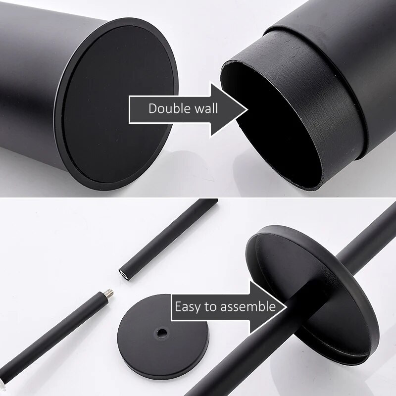 Prabangus auksinis tualeto šepetys su ilga rankena Creative vonios kambario valymo šepetėlis tualeto valymo įrankių rinkinys vonios kambario priedai