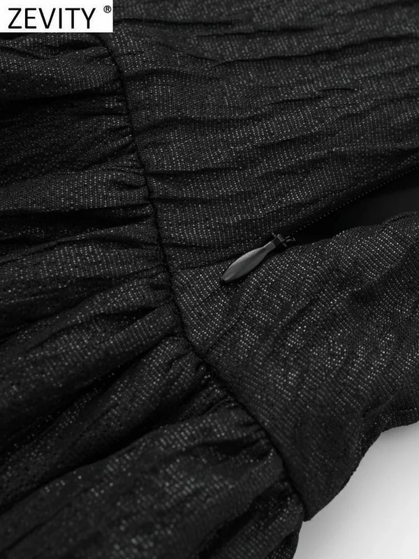 ZEVITY 2023 Ženska modna balirana haljina s naborima i naborima Mini suknja kratke hlače Ženske kratke hlače s patentnim zatvaračem sa strane Vruće kratke hlače Chic Pantalone Cortos QUN5612