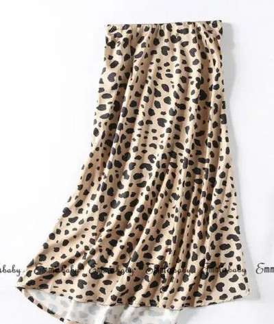 Fuste noi de vară în stil coreean cu imprimeu leopard Fusta femeie cu talie înaltă Fusta creion slabă Streetwear