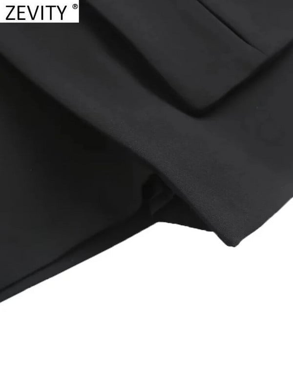 Zevity Moterų madinga kišenė su aukštu juosmeniu suvarstoma Asimetriškas mini sijonas Faldas Mujer moteriškas prašmatnus užtrauktukas Vestidos QUN3450