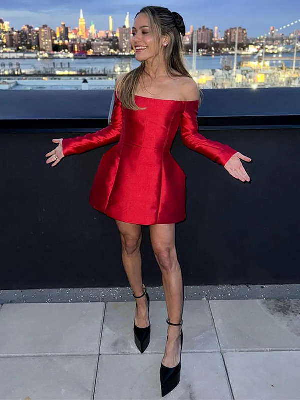 Sievietēm Eleganta mini kleita ar burbuļiem, seksīga tunika ar garām piedurknēm, šauri pieguļošas svārku kleitas Sieviešu masīvas vakara ballītes Vestidos