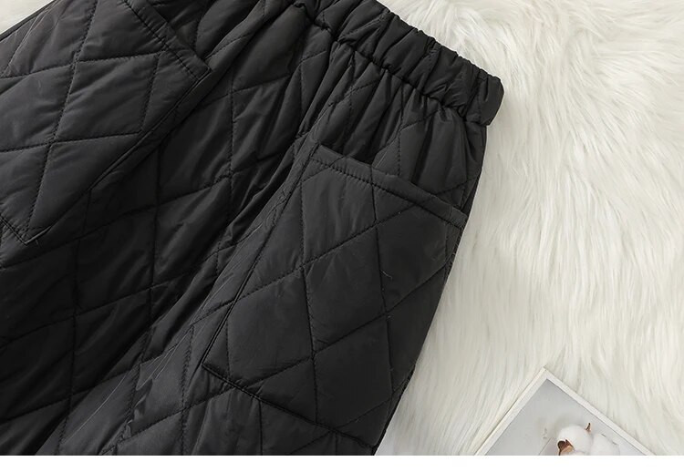 2023 Noi fuste casual din bumbac Imbracaminte pentru femei Fuste de toamna iarna rezistente la vant Negru bd438