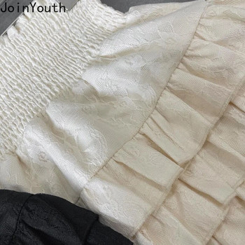 Сладка Y2k пола Дамски летни летни Saia Temperament Lace Ruffles Jupe 2023 Faldas Mujer De Moda Модни корейски мини поли