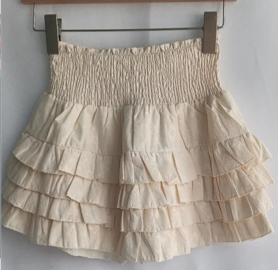 Édes Y2k szoknya női magas derekú nyári Saia temperamentum csipke fodrok Jupe 2023 Faldas Mujer De Moda divatos koreai mini szoknyák