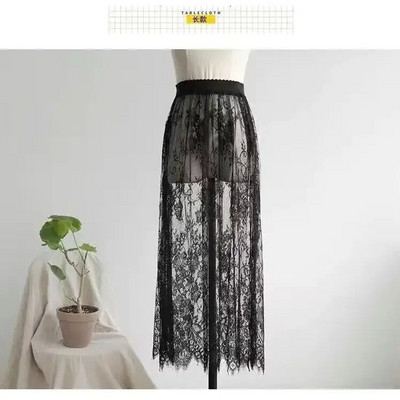 2024 Moda de bază Fustă de corp femeie Jumătate de lungime Fusta Dantela Slip Interioare Fusta scurtă Femei Jumătate Slip Rochie Jupon