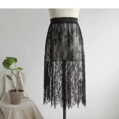 2024 Moda de bază Fustă de corp femeie Jumătate de lungime Fusta Dantela Slip Interioare Fusta scurtă Femei Jumătate Slip Rochie Jupon
