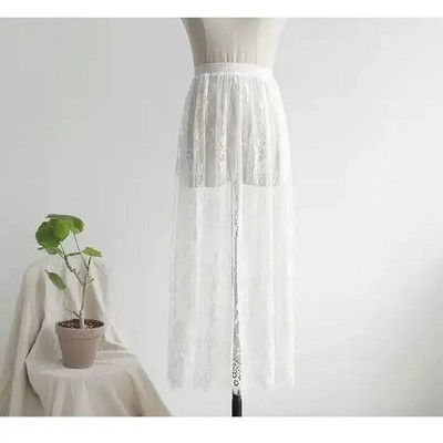 2024 Moda de bază Fustă de corp femeie Jumătate de lungime Fusta Dantela Slip Interioare Fusta scurtă Femei Jumătate Slip Rochie Jupon