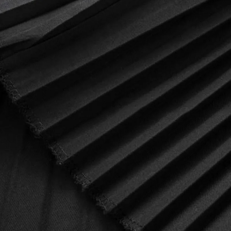 Ακανόνιστες γυναικείες φούστες Μασίφ πλισέ Streetwear Ασύμμετρη ψηλόμεση σιφόν Κορεατικής μόδας Chic Harajuku Simple New