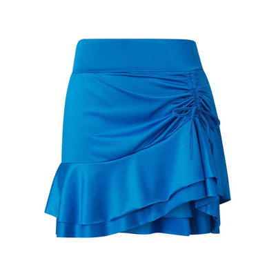 Dámske nohavičky s vysokým pásom, plavecká sukňa s volánikmi a sťahovacou šnúrkou na brušku a šortky