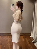 Talie înaltă, dulce, elegantă, birou, doamnă, până la genunchi, școală, femeie, fuste, haine de stradă, toamnă, japonez, cosplay sexy KEL4