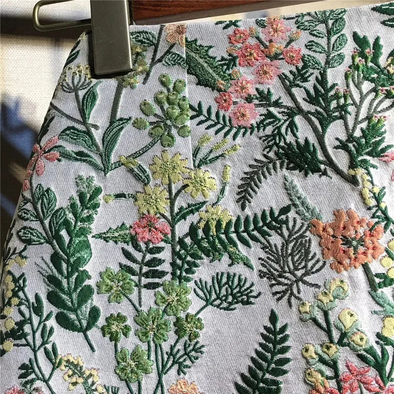 2024. Nova ženska polusuknja s cvjetnim motivima, svestrana ljetna modna suknja ravnih rukava s omotanim bokovima, mala suknja A-kroja s printom