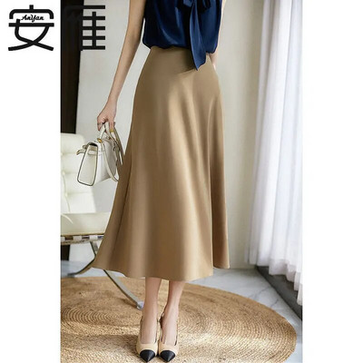 Jesen Zima Moda Harajuku Raznolika suknja visokog struka Ženska seksi šik ženska odjeća Jednobojna uska uredska suknja s patentnim zatvaračem