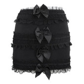 Ženska gotička seksi čipkana mini elastična suknja uz kroj Showgirl moda Victorian Burlesque Party Dance Corsets Suknja Clubwear