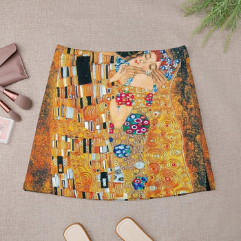 Gustav Klimt - The kiss Mini Skirt γυναικείο καλοκαιρινό φόρεμα 2023 νέο σε ρούχα