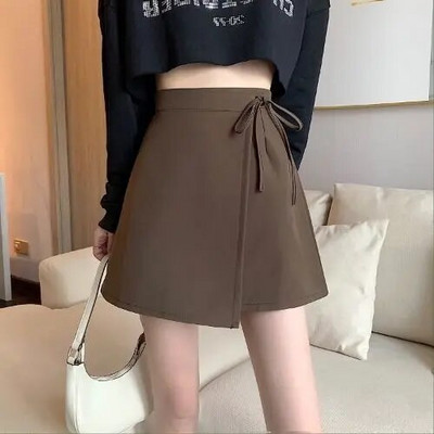 Nepravilne suknje Ženske Ljetne Mini Y2k Vintage Ulična odjeća Temper Jednostavna Visokog struka Mujer Classic Office Lady Harajuku