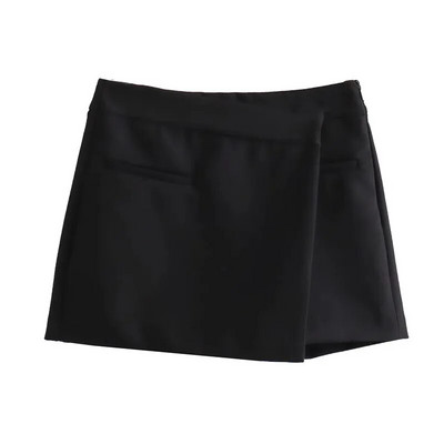 TRAF Asimetrične ženske kratke kratke suknje visokog struka Ženske jesenske kratke suknje za žene Chic i elegantna ženska suknja