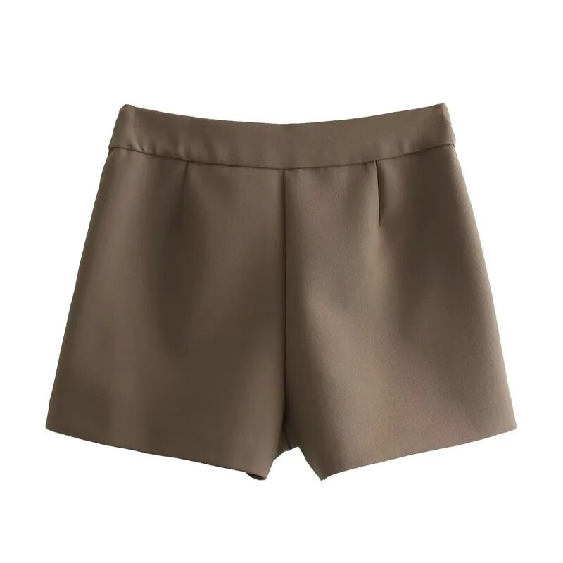 TRAF Asimetrične ženske kratke kratke suknje visokog struka Ženske jesenske kratke suknje za žene Chic i elegantna ženska suknja