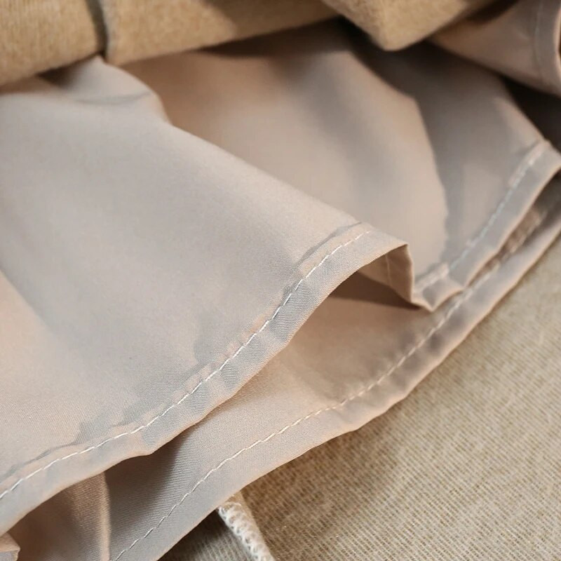 Korejske modne duge suknje u elegantnom stilu Ženske a-kroja Visoki struk Ženske plisirane suknje Elegantna Faldas Ajustadas suknja Dropship