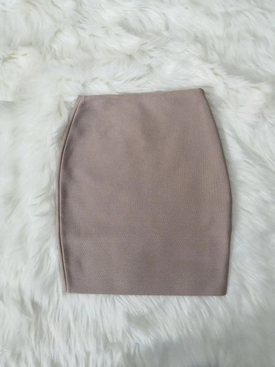 Seksi mini suknja od rajona zavoja za žene Crvena Narančasta Zelena Obrve n Plave Ženske uredske ljetne uske suknje Vestidos