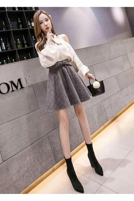 Prevelike 3XL korejske suknje za djevojčice Harajuku nabrane karirane ležerne mini suknje Y2k Uniforme Zaštitne hlače Jesenska ulična odjeća Žene