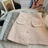 A-vonalú női szoknya, 2022, újdonság, magas derekú nyári szoknya, masszív, elegáns alkalmi szoknya