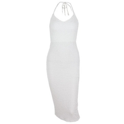 TARUXY seksi haljina bez leđa za žene, duboki V izrez, bez rukava, sarafan na vezanje, ženske ženske ulične haljine s prorezima i povezima