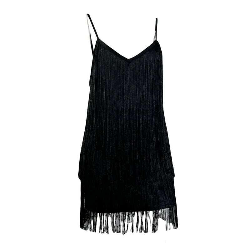 Rochie cu franjuri cu paiete cu franjuri, cu ciucuri, sexy pentru femei