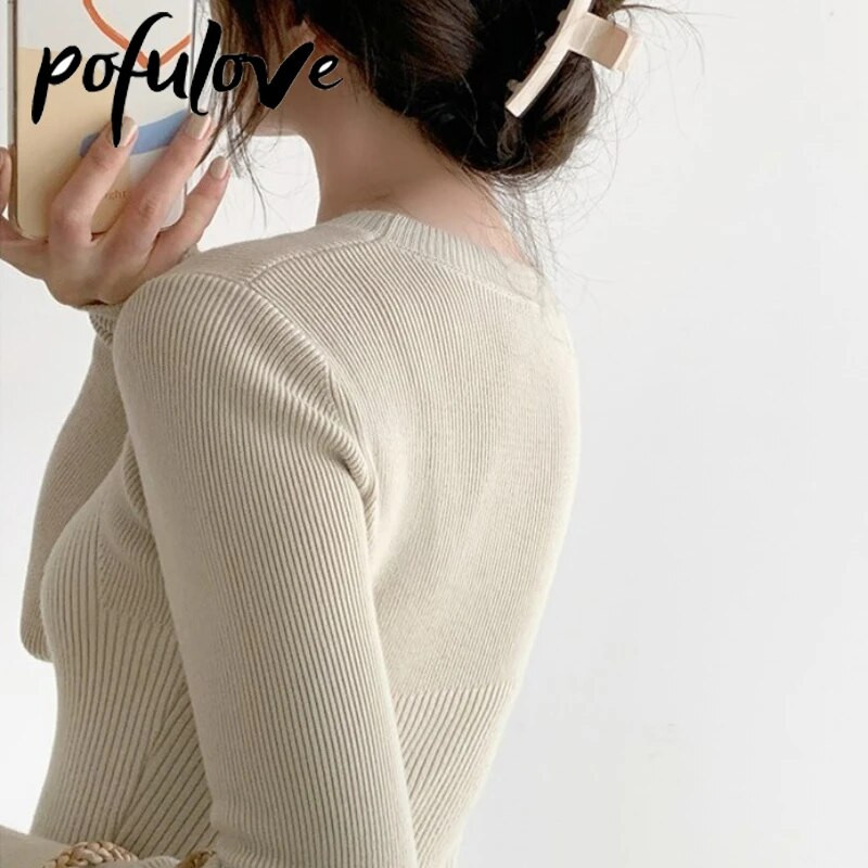 Naiste kootud kleit Seksikas õhuke lõhestatud pikkade varrukatega tavaline kleit Soliidne prantsuse naiste keskmise pikkusega puusa vintage kleit sügistalvel