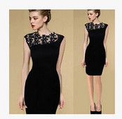 Rochie femei stil de vară nou Europa Statele Unite ale Americii cusături din dantelă articole sexy mini rochii Rochii casual ZXP1015