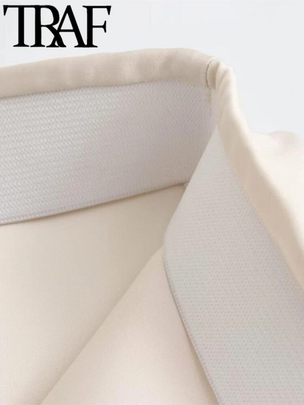 TRAF FANS 2024 Y2K Casual Γυναικεία Maxi Μακριά Φούστα 2χρωμη Ανοιξιάτικη Ελαστική Ψηλόμεση A-Line Casual Γυναικείες Σατέν Φούστες Jupe Beige