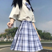 Fusta maro pentru dama 2022 haine de vara femei talie inalta Harajuku stil coreean mini fusta neagra plisata pentru uniforma de scoala