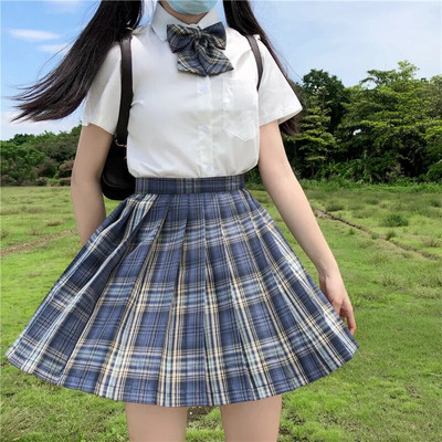 Fusta maro pentru dama 2022 haine de vara femei talie inalta Harajuku stil coreean mini fusta neagra plisata pentru uniforma de scoala