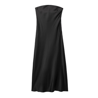 TRAF 2023 rochie midi de vară pentru femei, rochie fără mâneci, stil de plajă, sexy, subțire, subțire, chic, ocazională, rochii lungi