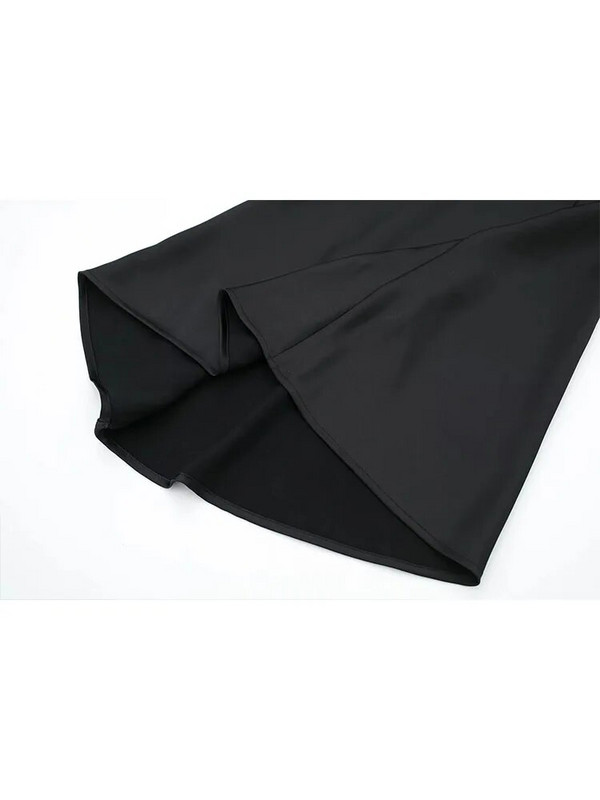TRAF 2023 rochie midi de vară pentru femei, rochie fără mâneci, stil de plajă, sexy, subțire, subțire, chic, ocazională, rochii lungi