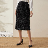 2023 Κομψές φούστες Γυναικείες Καλοκαιρινή Μόδα Ψηλόμεση Λεπτή Φούστα Γυναικεία Φθινοπωρινή σέξι πούλιες Bodycon Φόρεμα γραφείου Φάλντα