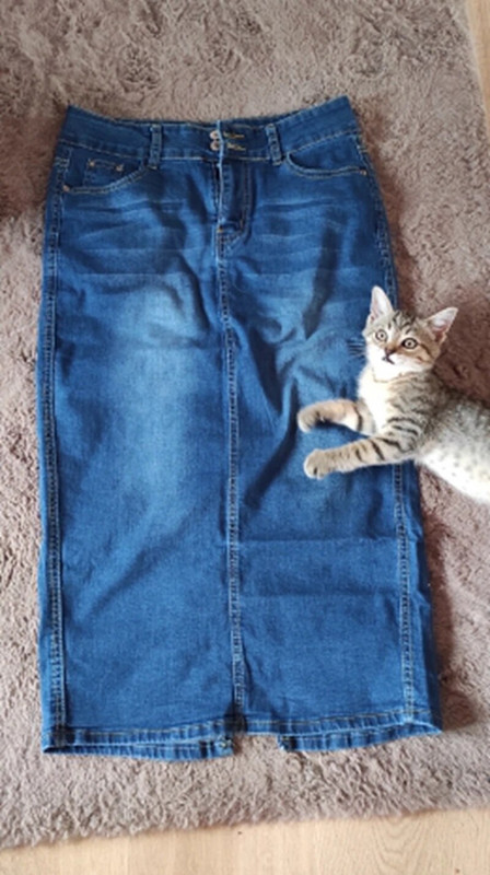 Fusta clasică de blugi femei 2023 Fusta lungă de jeans Fusta creion cu talie înaltă pentru dama Stretch Negru Albastru Faldas Largas Jupe Longue Femme