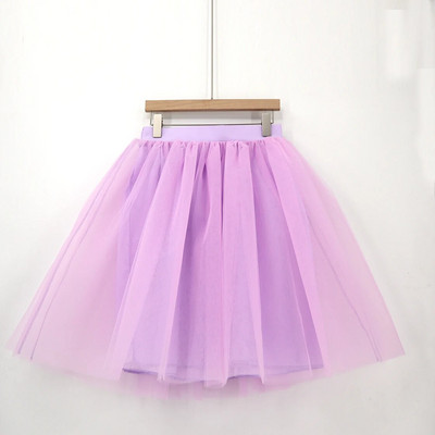 Módna ružová tylová sukňa, vintage midi skladané sukne, dámska lolita spodnička, veľkosť Secret, plus veľkosť 5XL