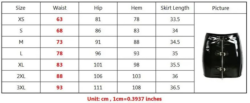 Γυναικεία κουμπιά PVC Pencil Mini φούστα Vinyl Latex Zipper Shiny Tight Skirt Nightclub Club DS Skirt