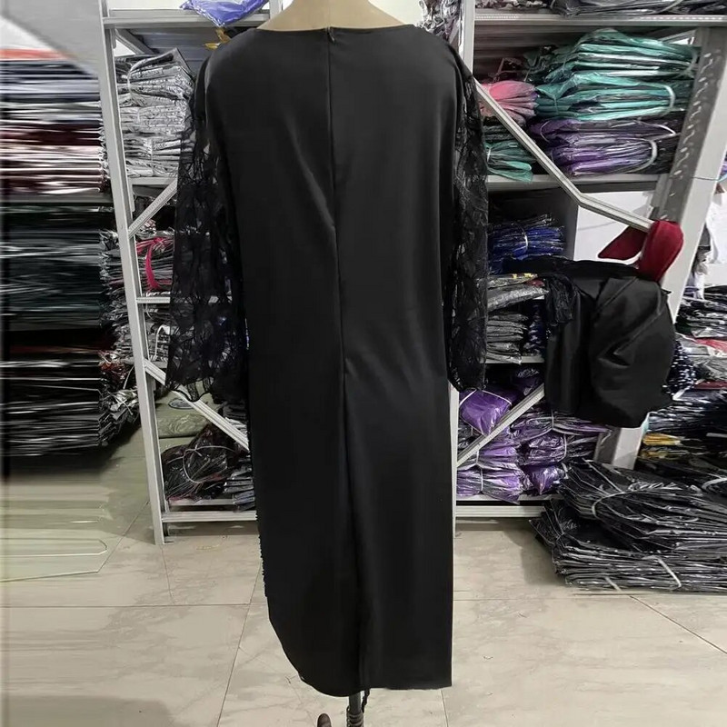 Bodycon Dress Prekrasna meka večernja haljina Šljokice Prozirna mreža patchwork Ženska večernja haljina velikih veličina Ženska odjeća