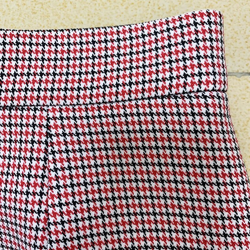 HIGH STREET Najnovija modna dizajnerska suknja iz 2024. Ženska mini suknja s dugmadima u obliku lava