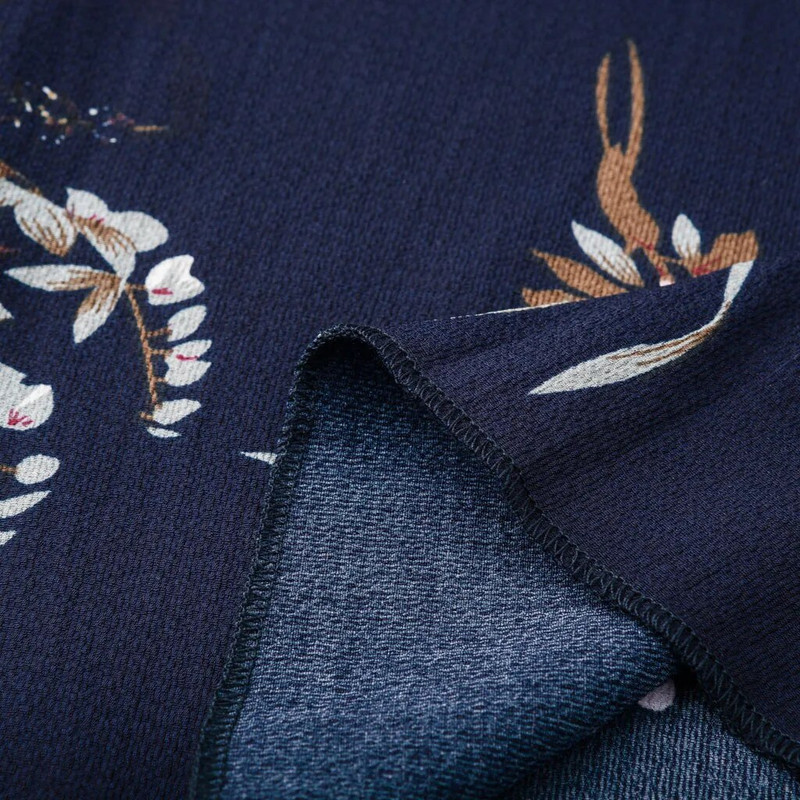 Nyári plusz méretű bohém hosszú ruha női alkalmi, virágos, nyomott V-nyakú, rövid ujjú, alkalmi virágos strandparti ruha Vestidos