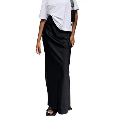 Rochie Fusta Plaja Zilnic Primavara Streetwear Casual Femei Pentru Femei Talie Inalta Pachet Fuste Ice Silk Fusta