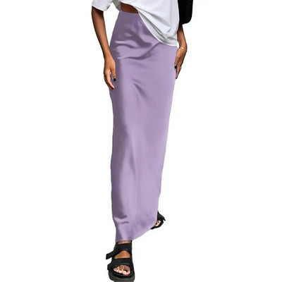 Rochie Fusta Plaja Zilnic Primavara Streetwear Casual Femei Pentru Femei Talie Inalta Pachet Fuste Ice Silk Fusta